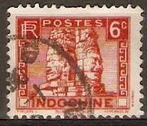 Indo-China 1931 6c Vermilion. SG177.